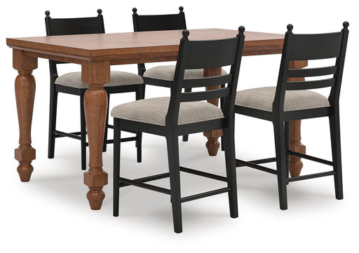 Ashley Furniture Greddinton dining room set with a wooden table and matching chairs in a modern dining space.