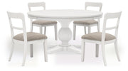 Ashley Furniture Greddinton dining room set with wooden table and matching chairs, elegant and modern design for the dining space.