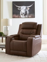 Knightington Power Audio Seating Reclining Sofa with Loveseat or Chair