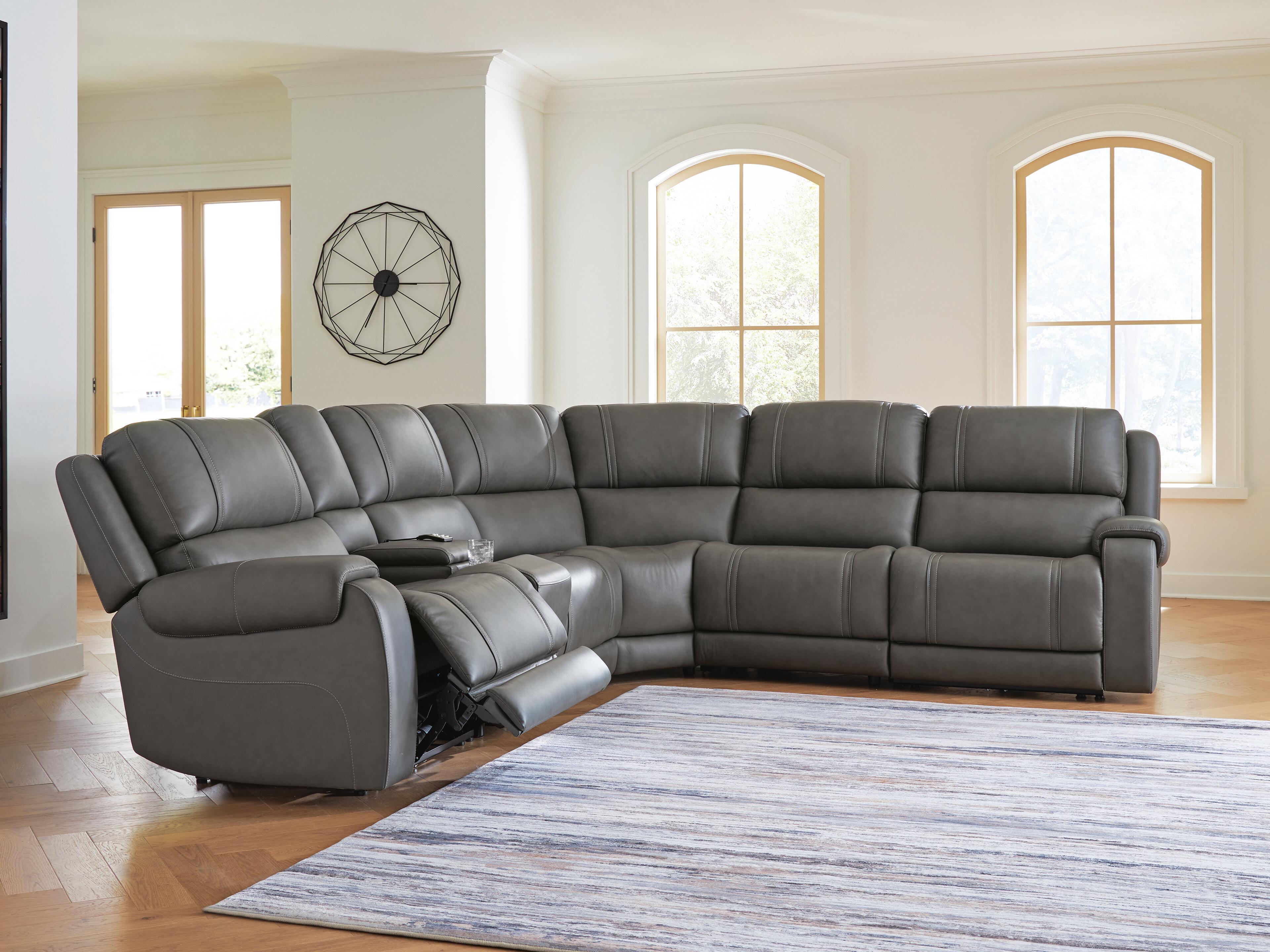 5Z - Pittson Power Reclining Sectional | Furniture Barn (St. Paul, MN)