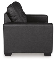 Barlin Mills living room set by Ashley Furniture with coordinating sofa and loveseat in neutral upholstery