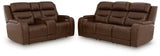 Knightington Power Audio Seating Reclining Sofa with Loveseat or Chair