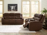 Knightington Power Audio Seating Reclining Sofa with Loveseat or Chair