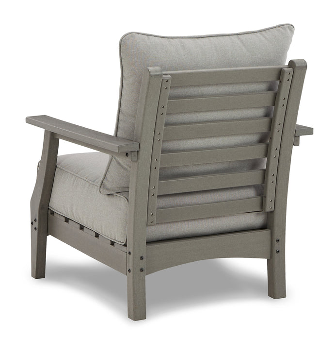 Visola Outdoor Sofa, Loveseat and 2 Lounge Chairs with Coffee Table and End Table