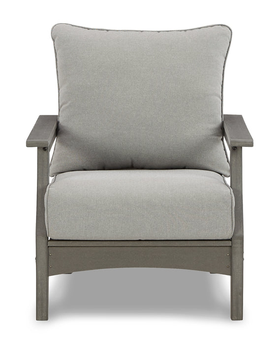 Visola Outdoor Sofa, Loveseat and 2 Lounge Chairs with Coffee Table and End Table