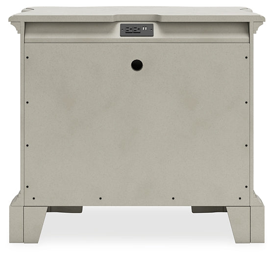 Arlendyne Queen Upholstered Bed with Mirrored Dresser, Chest and Nightstand