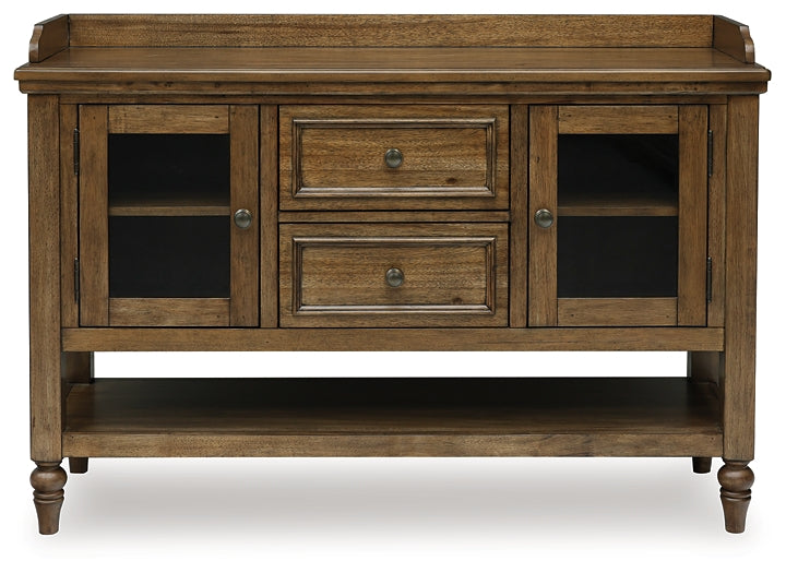 Sturlayne Dining Table and 8 Chairs with Storage