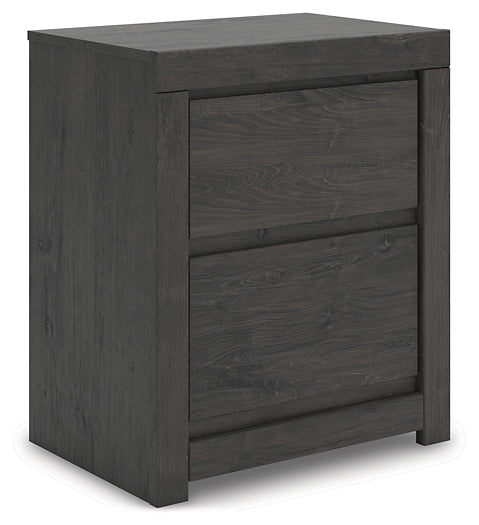 Queen Panel Bed with Mirrored Dresser, Chest and Nightstand